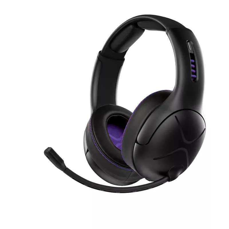 Peakomplekt VICTRIX Gambit Wireless — juhtmega ja juhtmevaba, 20–20000 Hz, 2 m kaabel, 301 g, must/lilla