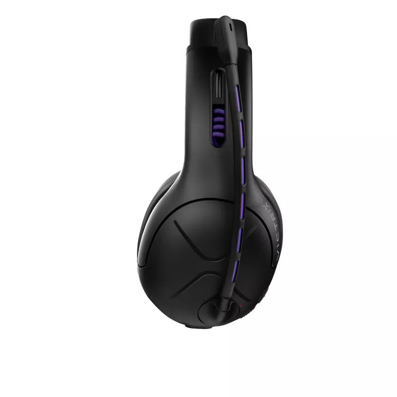 Peakomplekt VICTRIX Gambit Wireless — juhtmega ja juhtmevaba, 20–20000 Hz, 2 m kaabel, 301 g, must/lilla
