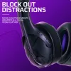 Peakomplekt VICTRIX Gambit Wireless — juhtmega ja juhtmevaba, 20–20000 Hz, 2 m kaabel, 301 g, must/lilla