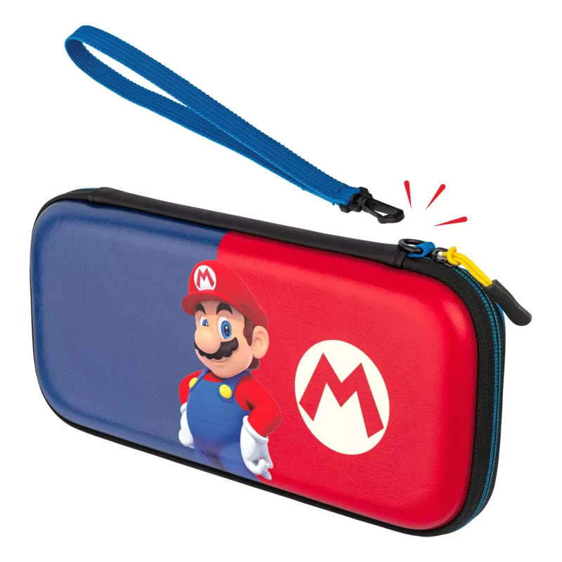 Kõva ümbris PDP õhuke Deluxe Power Pose Mario Nintendo jaoks — sinine/punane