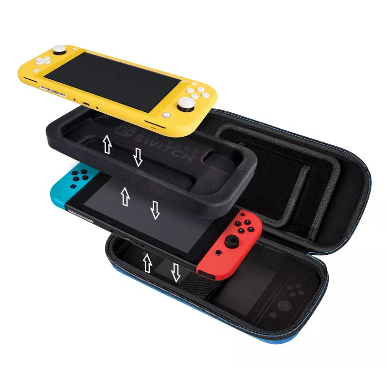 Kõva ümbris PDP õhuke Deluxe Power Pose Mario Nintendo jaoks — sinine/punane