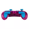 PDP Rock Candy: Bubblegum Peach Pink, poolläbipaistev USB-mängupult Analoog / Digitaalne Nintendo Switch, Nintendo Switch Lite, Nintendo Switch OLED