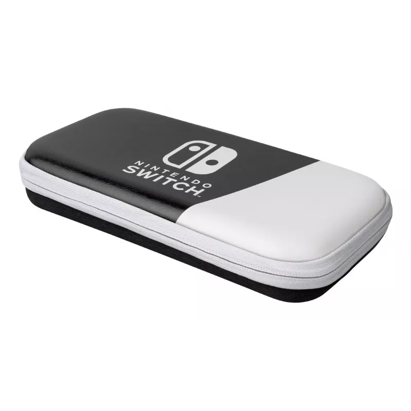 PDP õhuke Deluxe: must-valge kõvakohver Nintendo must, valge