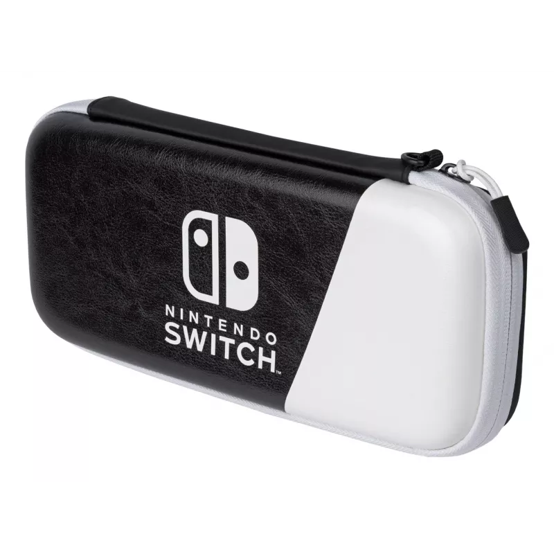 PDP õhuke Deluxe: must-valge kõvakohver Nintendo must, valge