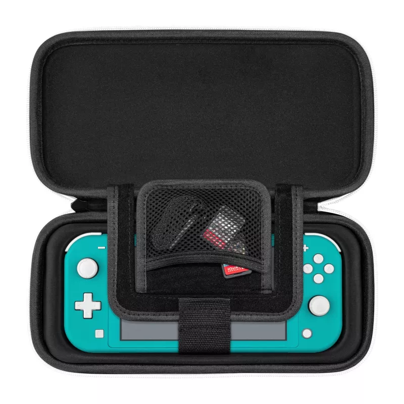 PDP õhuke Deluxe: must-valge kõvakohver Nintendo must, valge