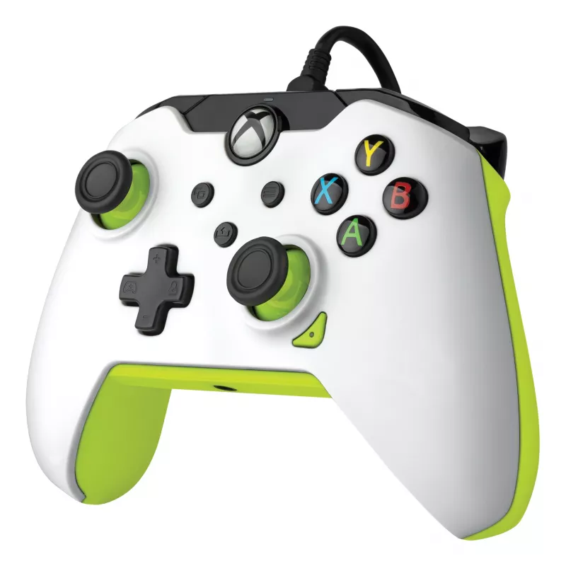 Juhtmega pult PDP: Electric Valge - Xbox Series X|S, Xbox One, Xbox, Windows 10/11