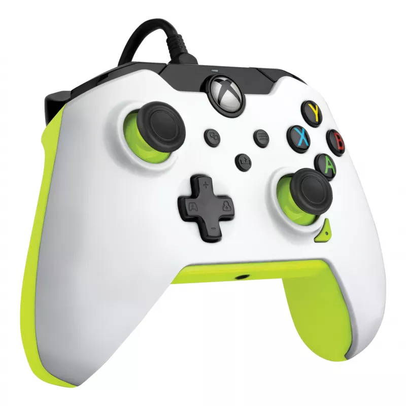 Juhtmega pult PDP: Electric Valge - Xbox Series X|S, Xbox One, Xbox, Windows 10/11