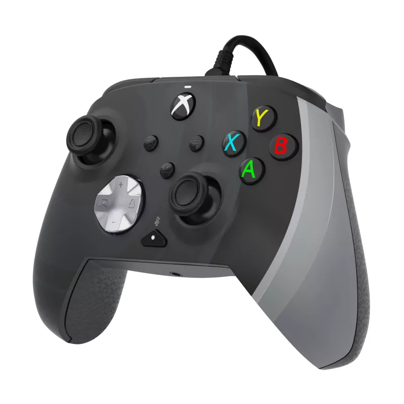 PDP Rematch must, valge USB mängupult analoog PC, Xbox One, Xbox Series S, Xbox Series X