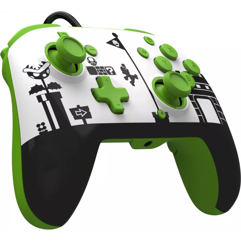 PDP REMATCH Wired Controller: Super Mario Retro, mängupult, Nintendo Switch, Nintendo Switch OLED, D-pad, Kodu nupp, Analoog / Digitaalne, Juhtmega, USB