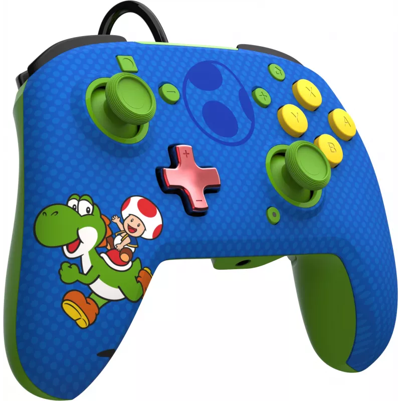 PDP REMATCH Wired Controller: Yoshi & Toad, Gamepad, Nintendo Switch, Nintendo Switch OLED, D-pad, Home button, Analogue / Digital, Wired, USB