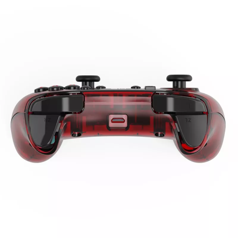 PDP Rock Candy: Mario Punch Red, läbipaistev USB mängupult Analoog-/digitaalne Nintendo Switch, Nintendo Switch Lite, Nintendo Switch OLED