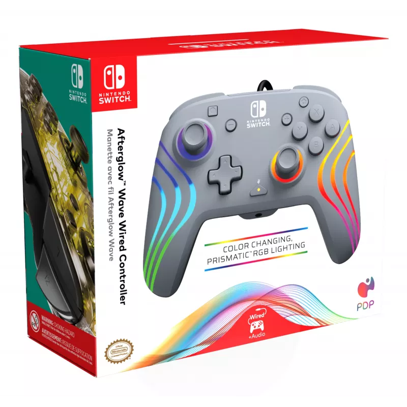 PDP Afterglow Wave Hall USB-mängupult Analoog / Digitaalne Nintendo Switch, Nintendo Switch OLED