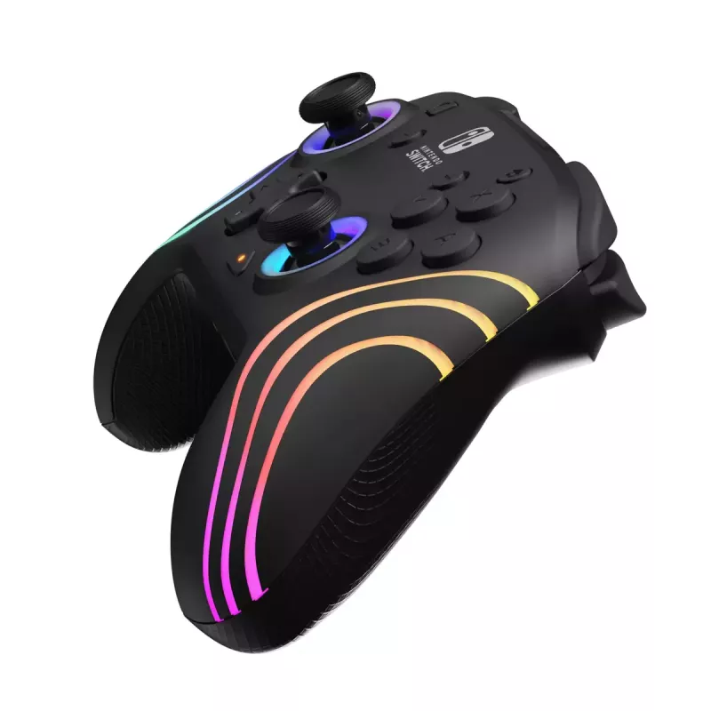 PDP Afterglow Wave must USB-mängupult analoog-/digitaalne Nintendo Switch, Nintendo Switch Lite, Nintendo Switch OLED