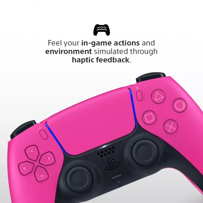 Mängupult Sony DualSense v3 mängukonsoolile PlayStation 5 — roosa, Bluetooth ja USB USB-C, sisseehitatud aku