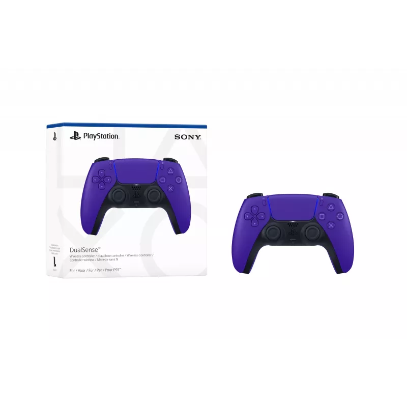 Sony kontroller juhtmeta DualSense Galactic Purpl V2, Mängupult, PlayStation 5, Tagasi-nupp, Menüü-nupp, Start-nupp, Analoog / Digitaalne, Erinevad, Juhtmega ja juhtmeta