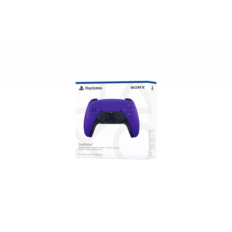 Sony kontroller juhtmeta DualSense Galactic Purpl V2, Mängupult, PlayStation 5, Tagasi-nupp, Menüü-nupp, Start-nupp, Analoog / Digitaalne, Erinevad, Juhtmega ja juhtmeta