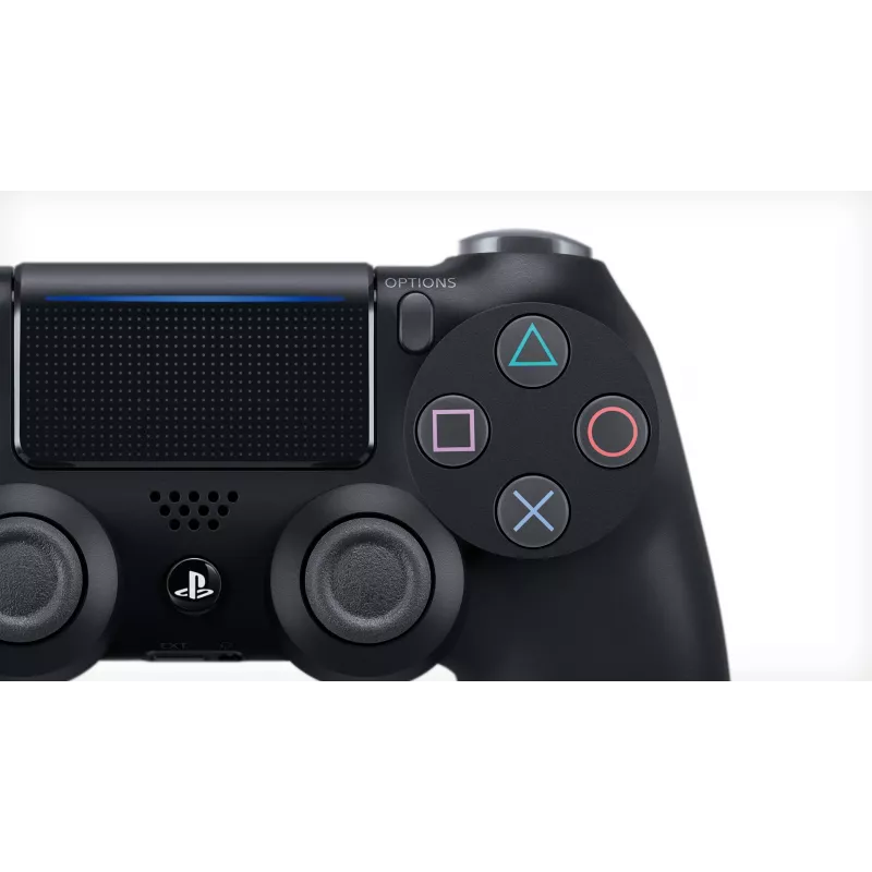 Sony DualShock 4 V2 Jet Must, mängupult, PlayStation 4, D-pad, analoog-/digitaalne, erinevad, juhtmega ja juhtmevaba