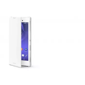 Folio ümbris Sony 1280-1575 mobiiltelefoni ümbris valge