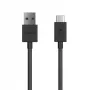 Sony UCB20 USB-kaabel USB 2.0 1 m USB A USB C Must