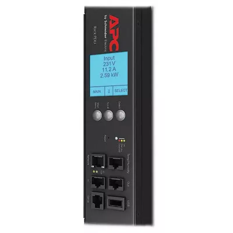 APC Rack PDU 2G, pistikupesade kaupa mõõdetav lülitusfunktsiooniga, ZeroU, 32A, 230V, (21) C13 ja (3) C19