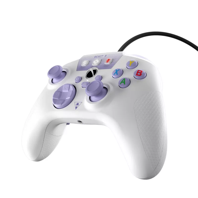 Turtle Beach REACT-R lilla, Valge USB Gamepad PC, Xbox One, Xbox One S, Xbox One X, Xbox Series S, Xbox Series X