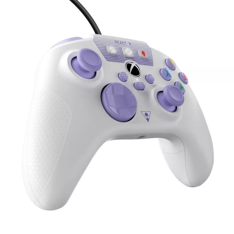 Turtle Beach REACT-R lilla, Valge USB Gamepad PC, Xbox One, Xbox One S, Xbox One X, Xbox Series S, Xbox Series X