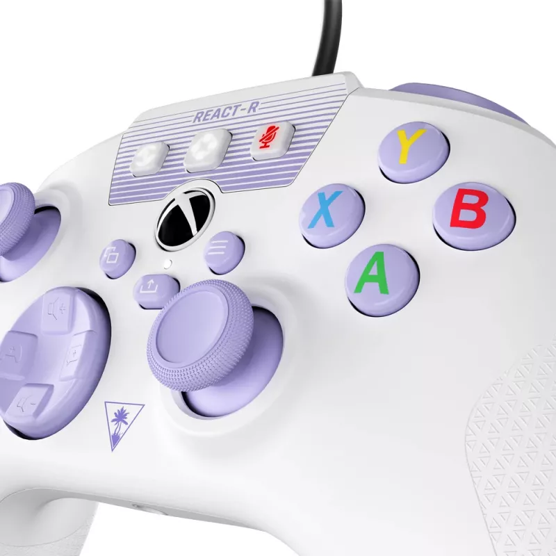 Turtle Beach REACT-R lilla, Valge USB Gamepad PC, Xbox One, Xbox One S, Xbox One X, Xbox Series S, Xbox Series X