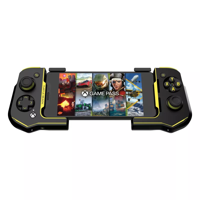 Gamepad Turtle Beach Atom kollane must Bluetooth Android juhtmevaba