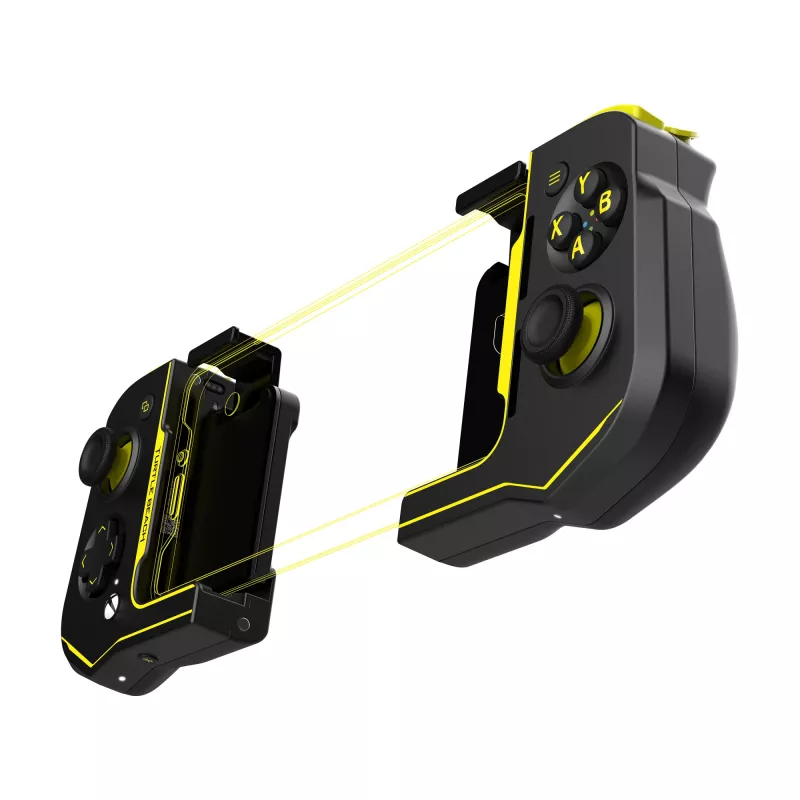Gamepad Turtle Beach Atom kollane must Bluetooth Android juhtmevaba