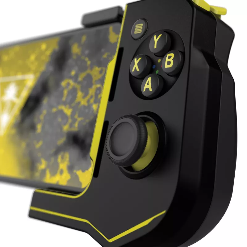 Gamepad Turtle Beach Atom kollane must Bluetooth Android juhtmevaba