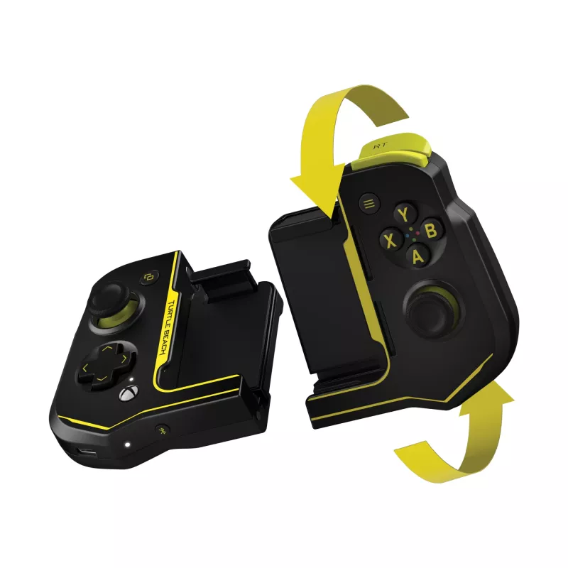 Gamepad Turtle Beach Atom kollane must Bluetooth Android juhtmevaba