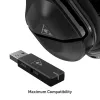 Peakomplekt Turtle Beach Stealth 600 Gen 2 MAX — juhtmega ja juhtmevaba, USB-C, ümberkõrvaklapid, 20–20000 Hz, must