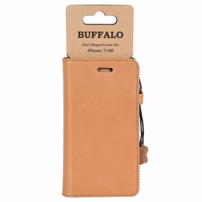 Buffalo 657514 mobiiltelefoni ümbris 11,9 cm (4,7 tolli) nahkkate konjakivärvi