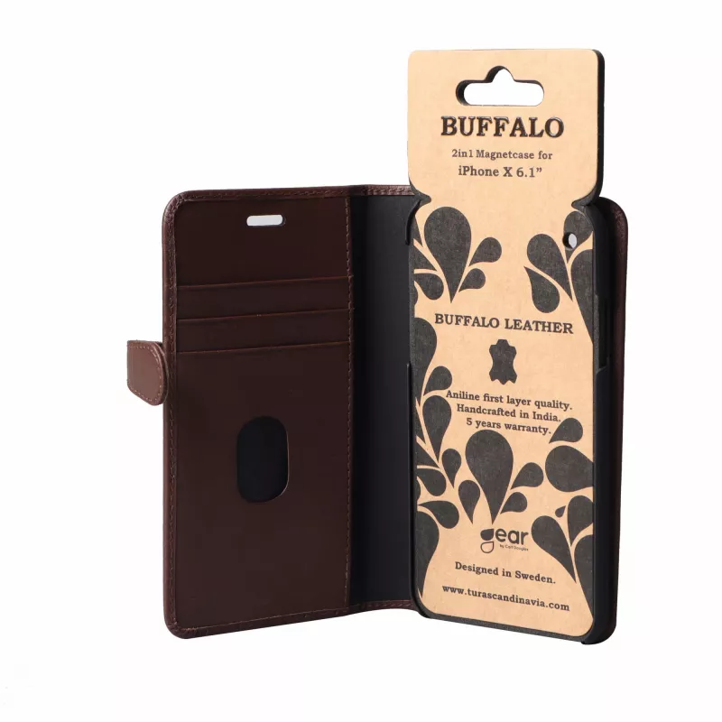 Buffalo 658562 mobiiltelefoni ümbris 15,5 cm (6,1 tolli) Folio Pruun