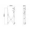 Videoseina kinnitus Multibrackets M Public Push 40-70 tolli Must