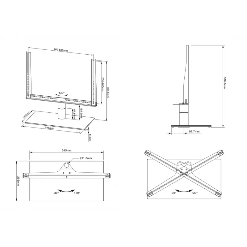 Lauaalus Multibrackets M VESA Turn Must Large MAX 600x400