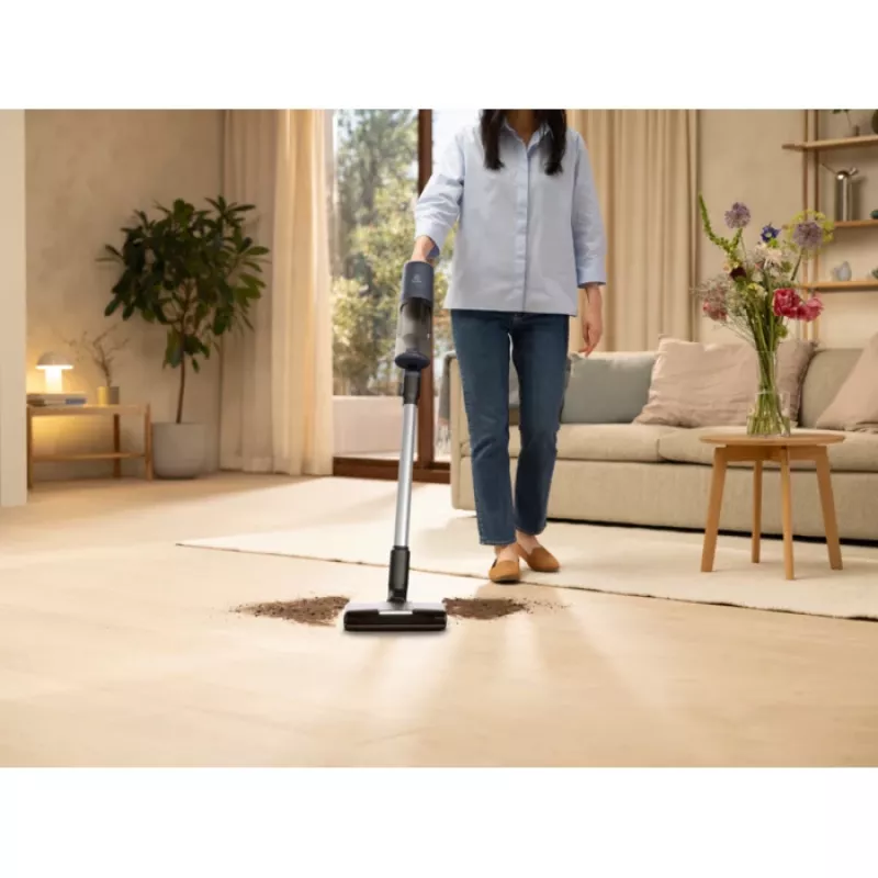 Electrolux EP61H21WET 2-in-1 stick vacuum Aku Kuiv Kotita 0,6 L 85 W Sinine 2,5 Ah