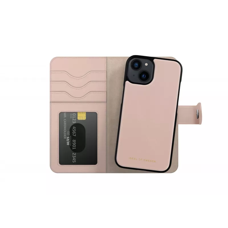 iDeal of Sweden Magnet Wallet+ iPhone 13 / 14 / 16e Roosa, flippümbris, Apple, iPhone 13/14/16E, 15.4 cm (6.06 inch), Roosa