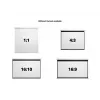 Multibrackets M 4:3 manuaalne projektsiooniekraan 200x150, 100 tolli