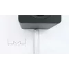 Multibrackets M universaalne kaablikate must 18 mm lai, 1600 mm pikk