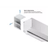 Multibrackets M 1:1 käsitsi projektsiooniekraan 200x200, 112 tolli Valge Edition