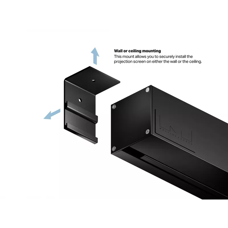 Multibrackets M 16:9 Motoriseeritud projektsiooniekraan 240x135, 108 tolli Must Edition
