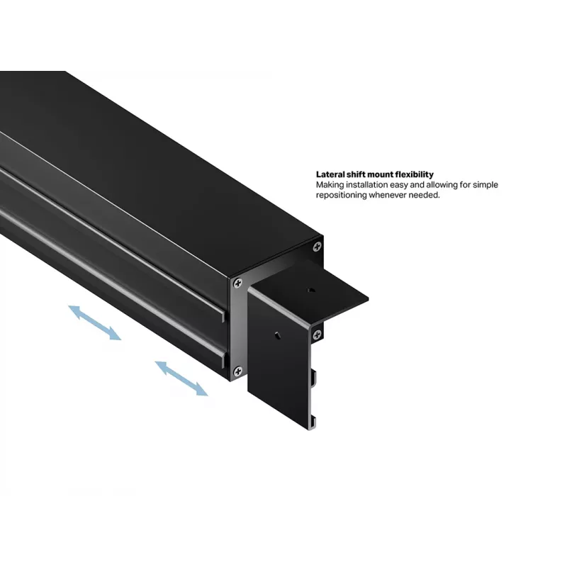 Multibrackets M 16:9 Motoriseeritud projektsiooniekraan 240x135, 108 tolli Must Edition