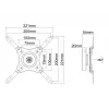 Multibrackets M VESA seinale kinnitatav 360 must