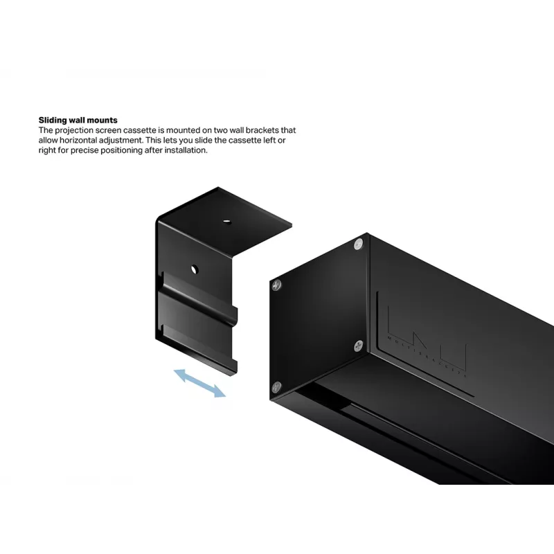 Motoriseeritud projektsiooniekraan MULTIBRACKETS M 16:10 135 tolli — mattvalge pind, vaadatav laius 2,91 m, motoriseeritud ajam
