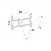 Single Screen Public Display Stand MULTIBRACKETS M – must, toetab kuni 60 kg, VESA 200x200–800x400