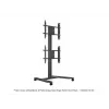 Single Screen Public Display Stand MULTIBRACKETS M – must, toetab kuni 60 kg, VESA 200x200–800x400