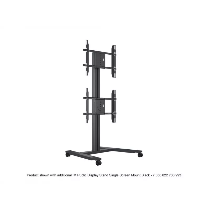 Single Screen Public Display Stand MULTIBRACKETS M – must, toetab kuni 60 kg, VESA 200x200–800x400