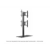 Single Screen Public Display Stand MULTIBRACKETS M – must, toetab kuni 60 kg, VESA 200x200–800x400