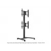 Single Screen Public Display Stand MULTIBRACKETS M – must, toetab kuni 60 kg, VESA 200x200–800x400
